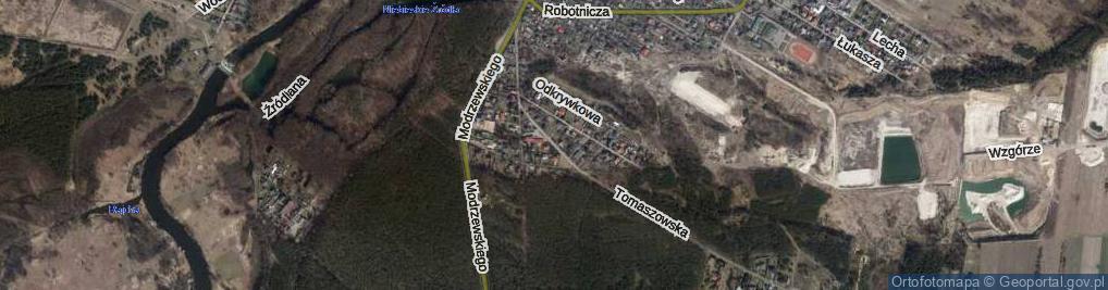 Zdjęcie satelitarne Kwarcowa ul.